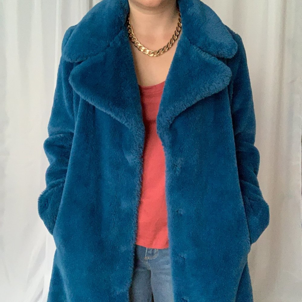 Badgley Mischka Faux Fur Coat